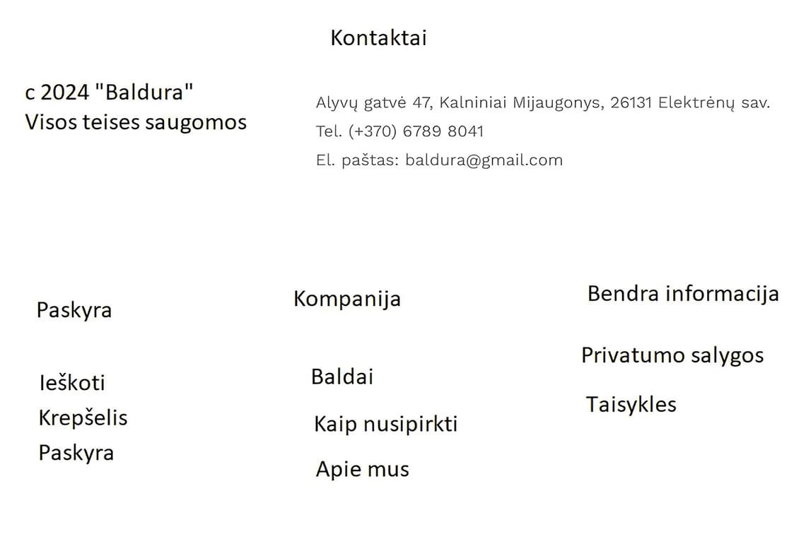 Poraštės maketas